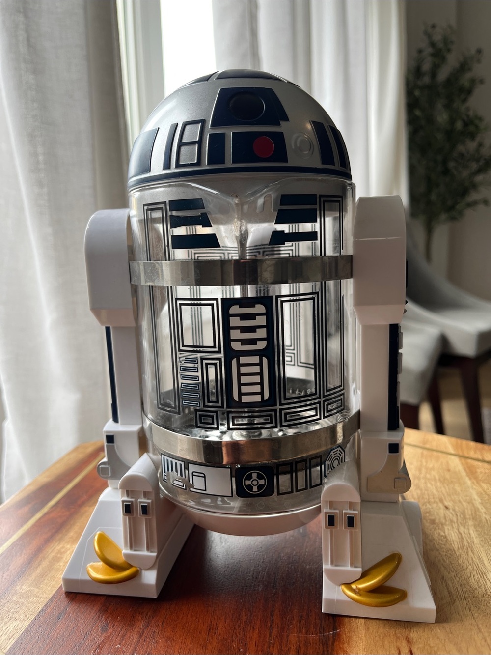 Star Wars R2D2 French Press Manual Coffee Maker 4 Cup 32 Oz Gift Collectible